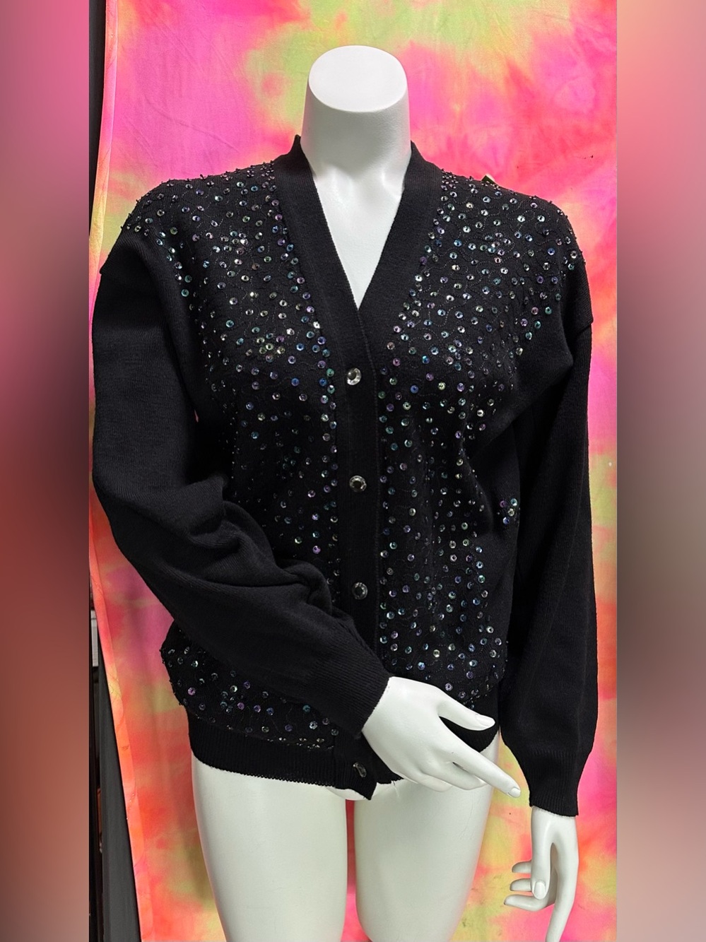 NWT Button Down Sequin Cardigan Sweater
*SEE Measurements* Fits like M/L